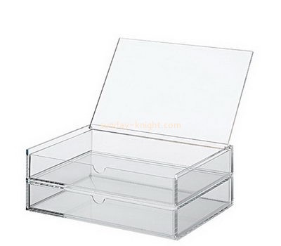 Customized clear acrylic boxes with hinged lids DBK-297