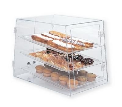 Customized acrylic pastry display case countertop DBK-342