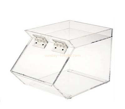 Customized clear acrylic food display case DBK-344