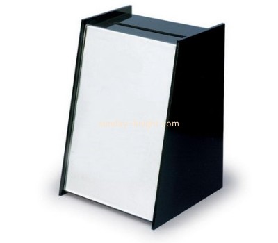 Customized black suggestion box acrylic DBK-419