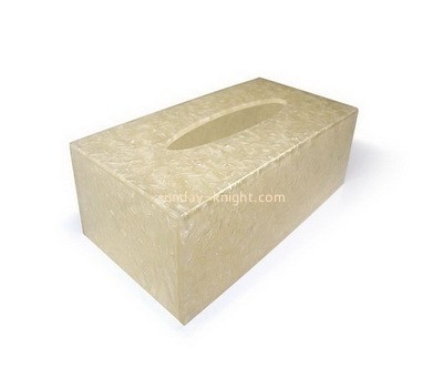 Customized acrylic tissue paper holder box DBK-434