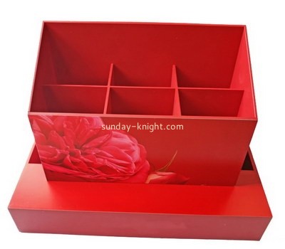 Customized red plastic display cases DBK-438