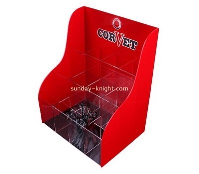 Customize red plexiglass display case DBK-440