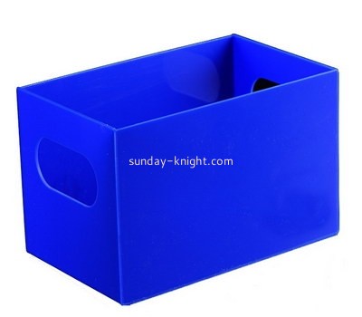 Customized blue perspex display box DBK-447