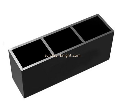 Customized black acrylic small display cases DBK-451