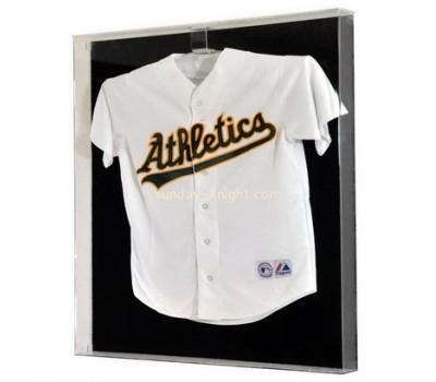 Customized clear acrylic t shirt wall display case DBK-471