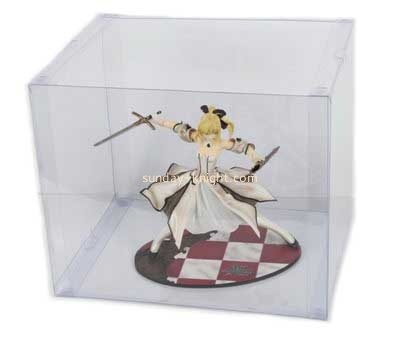 Customized clear acrylic display case for figurines DBK-473