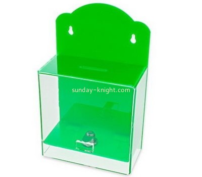 Customized acrylic clear suggestion box DBK-482