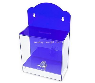 Customized clear acrylic ballot box voting DBK-485