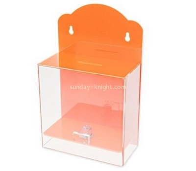 Customized clear plastic ballot box DBK-483