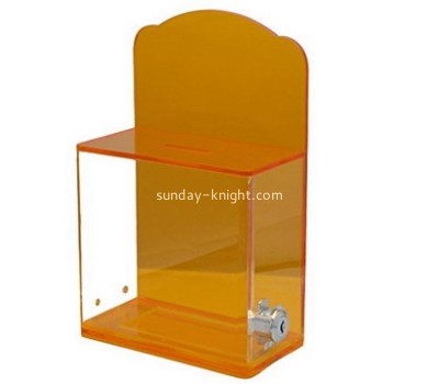 Customized lucite clear ballot box DBK-493