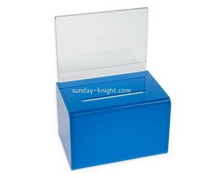 Customized acrylic cheap ballot boxes DBK-511