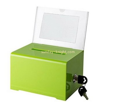 Customized lucite election ballot boxes DBK-509