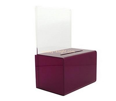 Customized perspex ballot box DBK-522