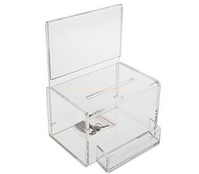 Customized transparent perspex suggestion box DBK-530