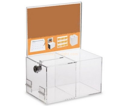 Customized clear lucite ballot box for sale DBK-533