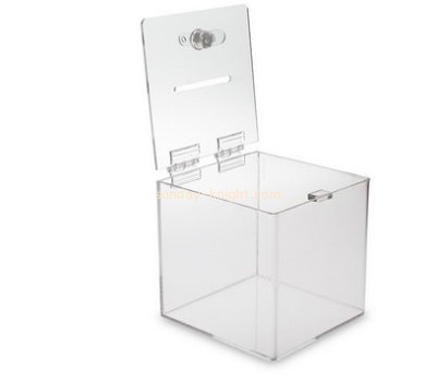 Customized lucite clear suggestion box DBK-541