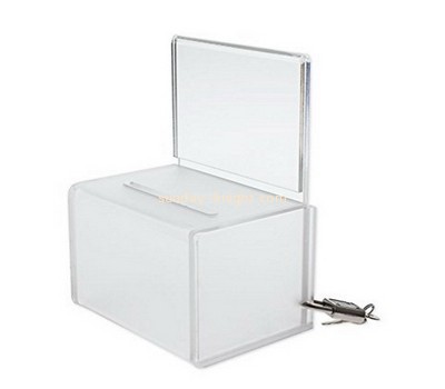 Customized clear lucite suggestion boxes DBK-542