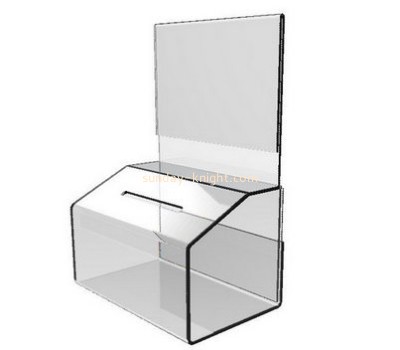 Bespoke transparent perspex suggestion box DBK-558