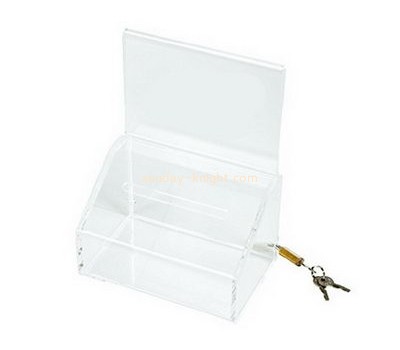 Bespoke transparent money collection box DBK-560