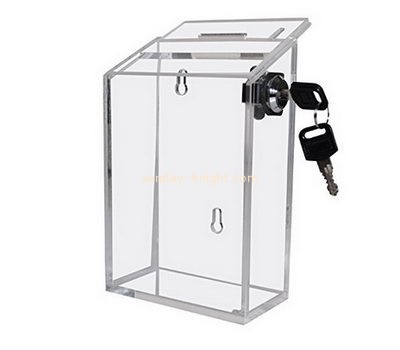 Bespoke clear acrylic ballot box DBK-611