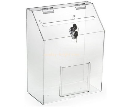 Bespoke clear acrylic suggestion box DBK-608