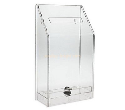 Bespoke transparent acrylic safety suggestion box DBK-614