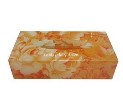 Bespoke acrylic pretty tissue boxes DBK-645