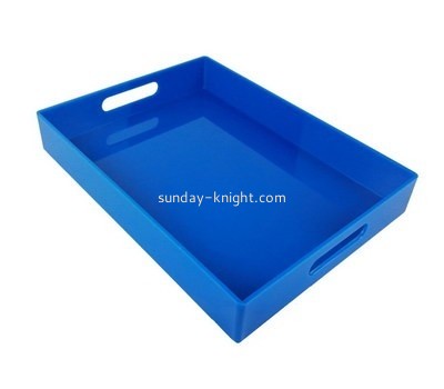 Bespoke blue acrylic food tray STK-006