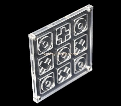 Custom made acrylic mini tic tac toe game gift board ODK-846