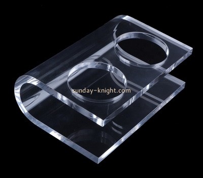 Acrylic factory customize hotel supplies clear acrylic drink bottle display holder ODK-855