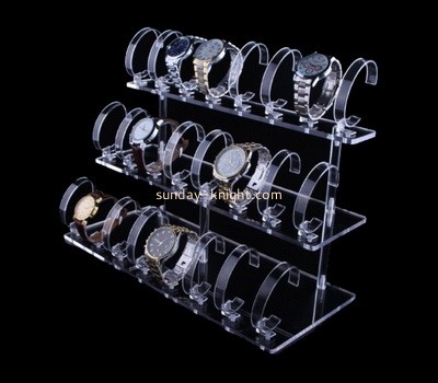 Acrylic manufacturer customize plexiglass watches display stands lucite watches display racks ODK-863