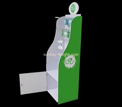 Acrylic manufacturer customize plexiglass retail display stands with metal hanger ODK-891