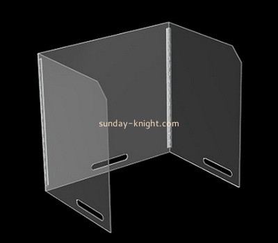 Acrylic manufacturer customize countertop lucite sneeze guard plexiglass shield barrier ODK-897