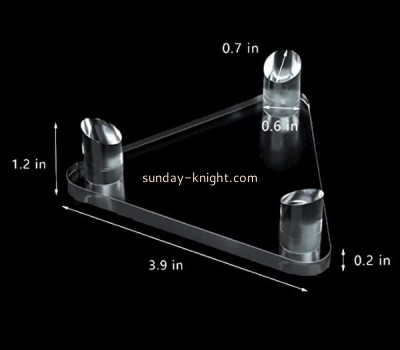 Acrylic manufacturer customize lucite ball stand perspex footballs holder plexiglass soccer balls display stand ODK-920