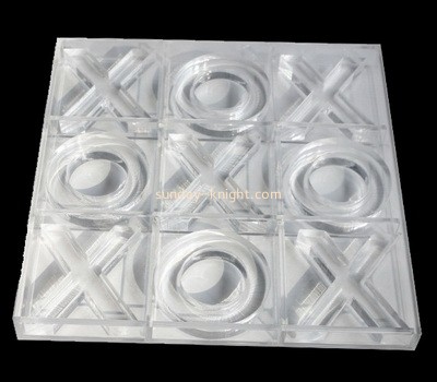 Plexiglass manufacturer customize Tic Tac Toe acrylic game board ODK-923