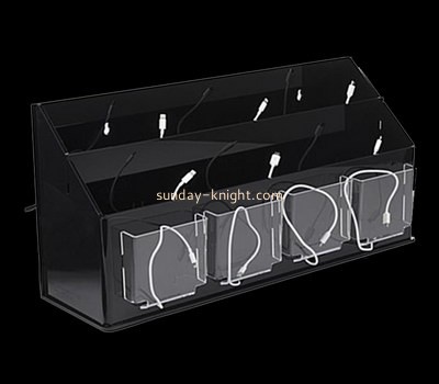 Acrylic supplier customize plexiglass multi device charging station organizer ODK-943