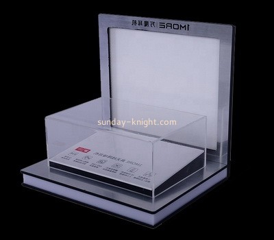 Perspex manufacturer customize acrylic headphone display stand plexiglass earphone display holder ODK-1027