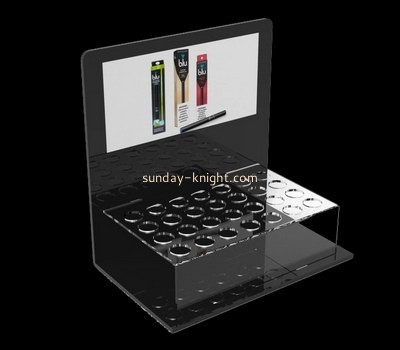 Acrylic supplier customize plexiglass table top e-cigarette display stand perspex e-cigarette display riser ODK-1045