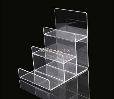 Plexiglass manufacturer customize acrylic wallet display riser lucite purse display stand ODK-1058