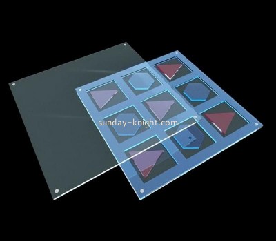 Acrylic supplier customize plexiglass game board lucite game set board ODK-1071