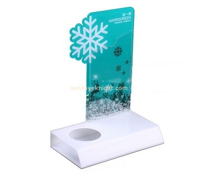 Plexiglass manufacturer customize acrylic wine bottle display holder WDK-128