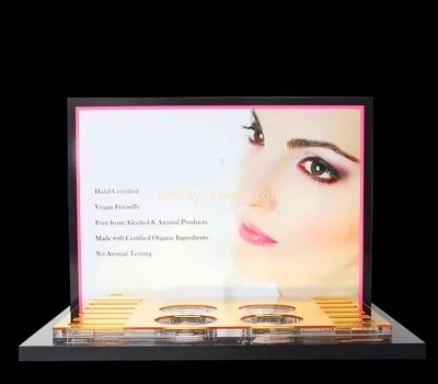 Custom wholesale acrylic countertop beauty display props DMD-493