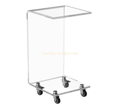 Custom wholesale acrylic movable corner side table AFK-366