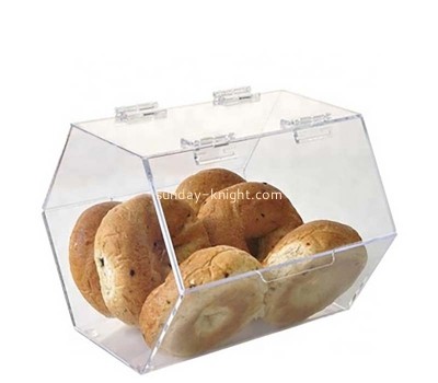 Custom wholesale acrylic bread storage display box FSK-230