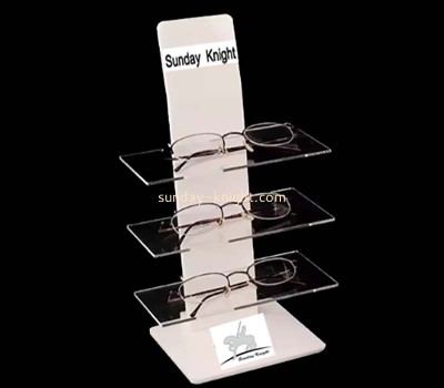 Custom wholesale acrylic 3 tiers eyewear display rack SDK-094