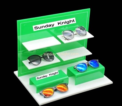 Custom wholesale acrylic 3 tiers eyewear retail display booth SDK-100