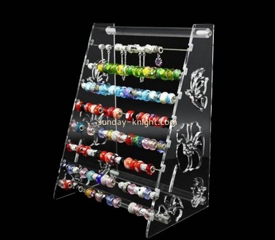 Custom wholesale acrylic beads display stand JDK-746