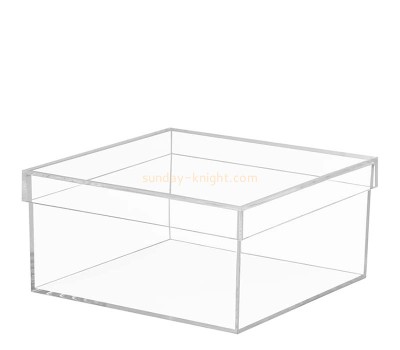 Custom wholesale acrylic storage box with lid HCK-226