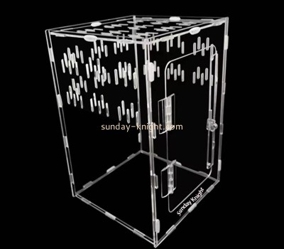 Custom wholesale acrylic spider feeding box PCK-153